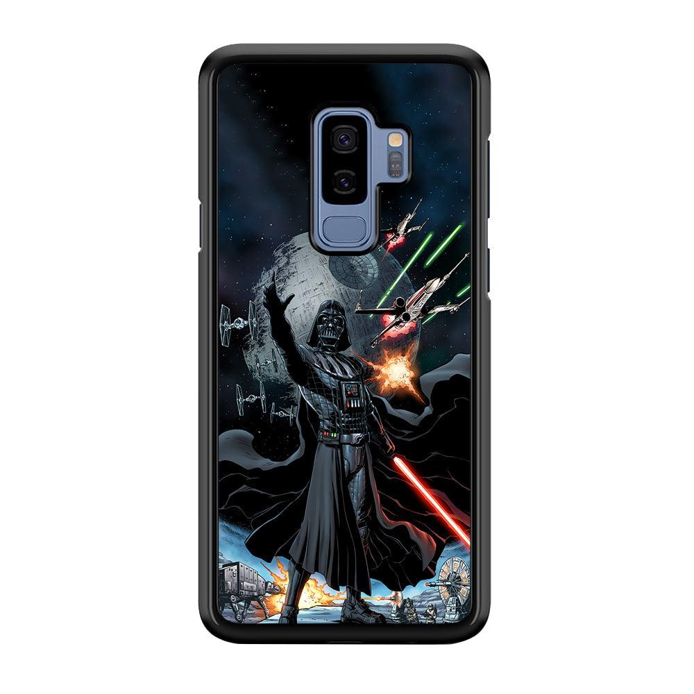 Star Wars Commander of Troopers Samsung Galaxy S9 Plus Case-Rubber Black (2D Case)-Oxvistore