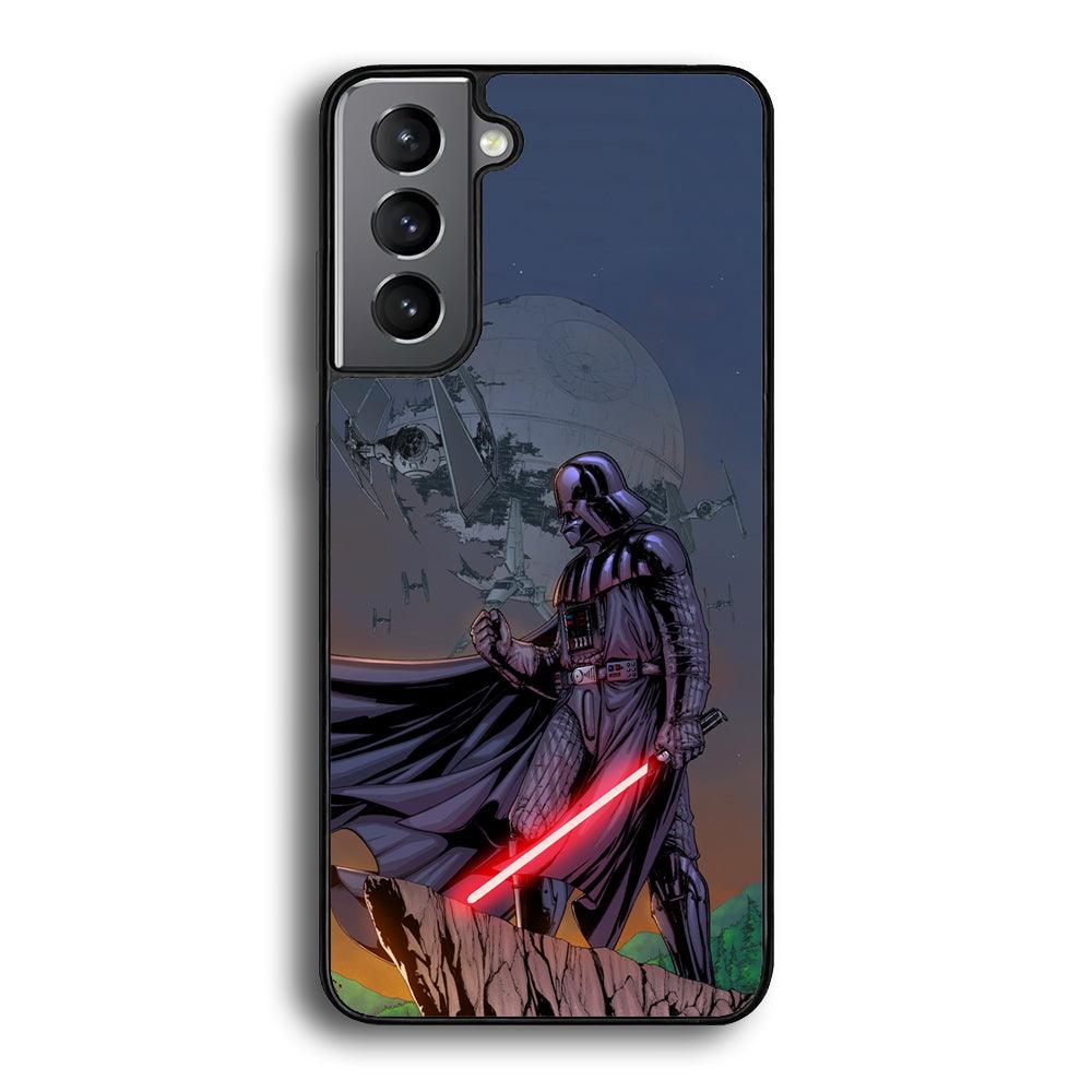 Star Wars Faith of Darth Vader Samsung Galaxy S24 Case-Rubber Black (2D Case)-Oxvistore