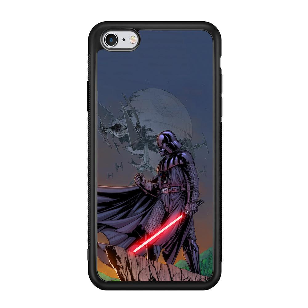 Star Wars Faith of Darth Vader iPhone 6 | 6s Case-Rubber Black (2D Case)-Oxvistore