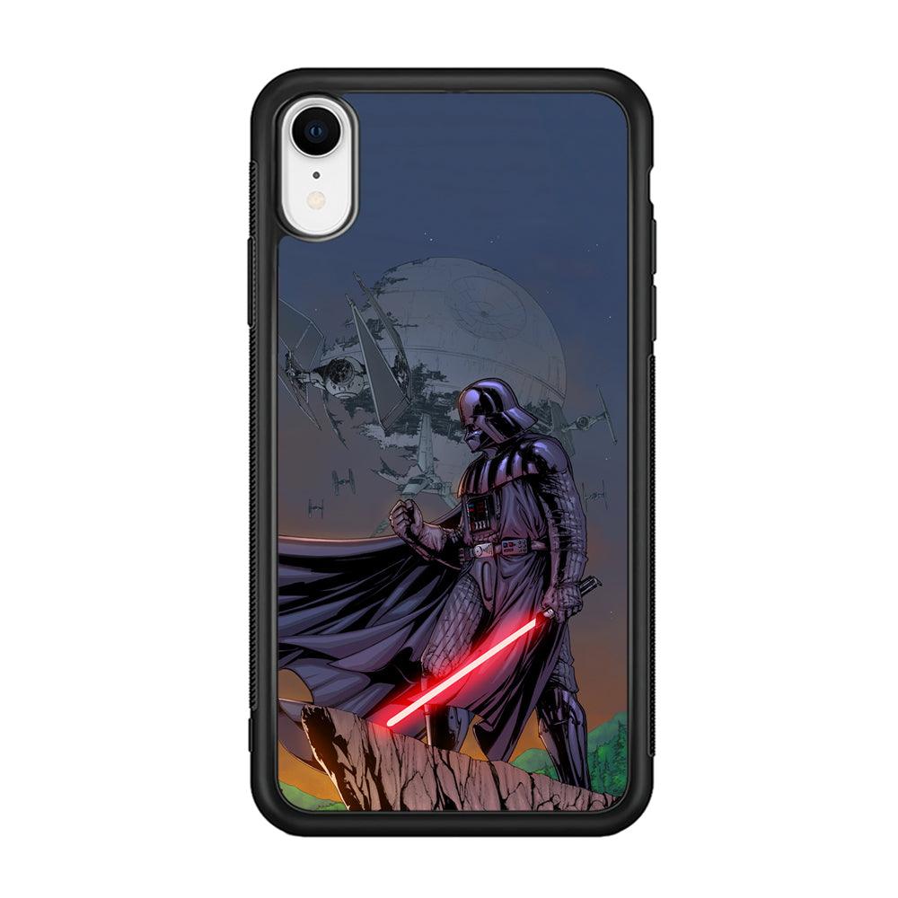 Star Wars Faith of Darth Vader iPhone XR Case-Rubber Black (2D Case)-Oxvistore