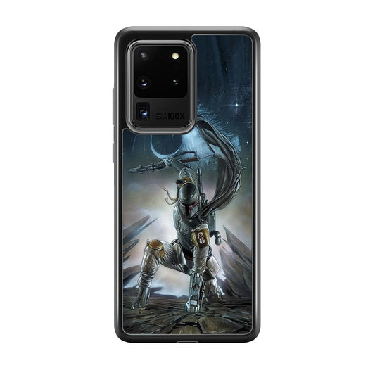 Star Wars Fett in Action Samsung Galaxy S20 Ultra Case-Oxvistore