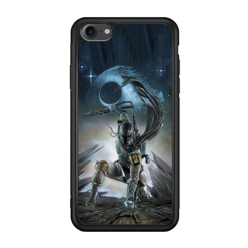 Star Wars Fett in Action iPhone 8 Case-Oxvistore