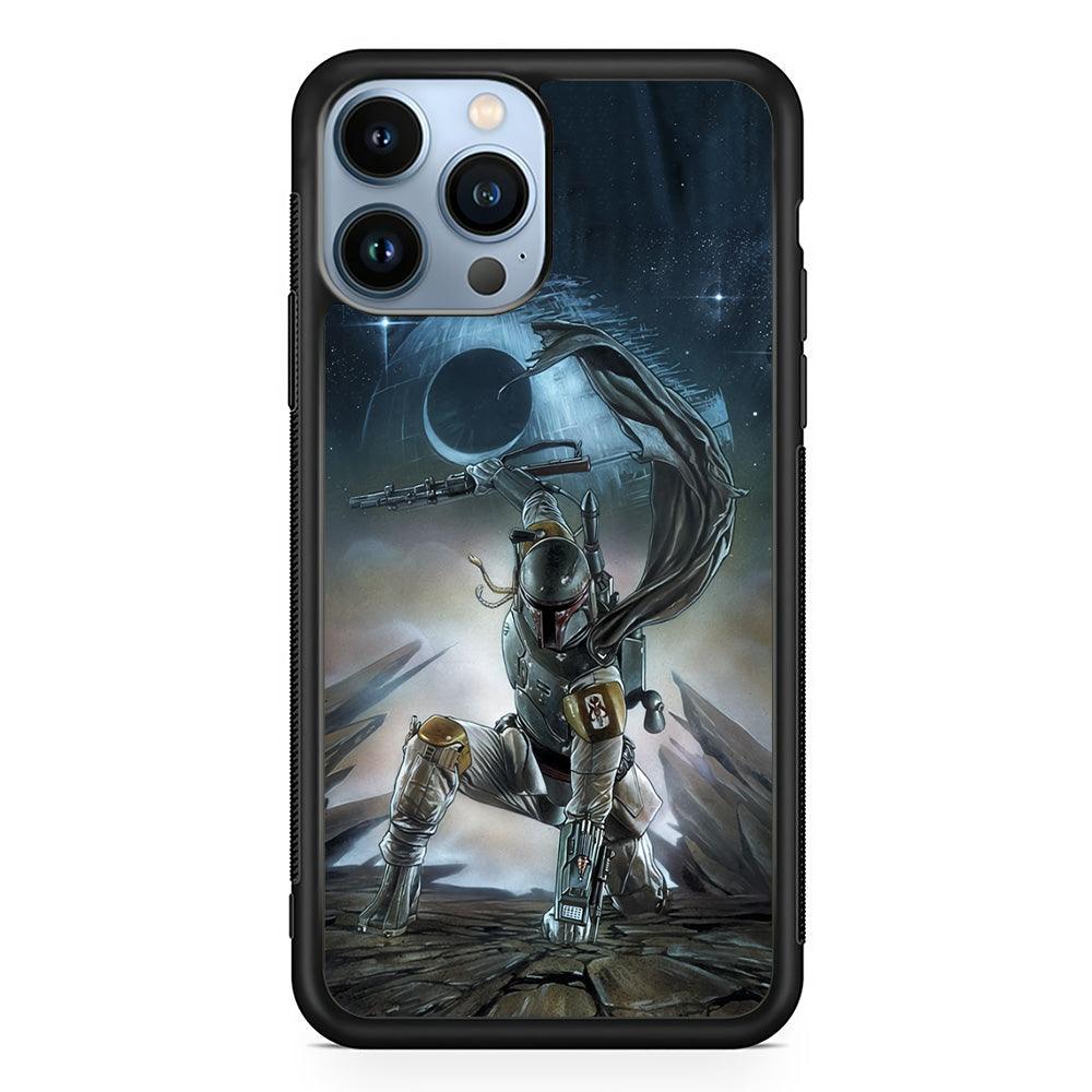 Star Wars Fett in Action iPhone 15 Pro Max Case-Oxvistore