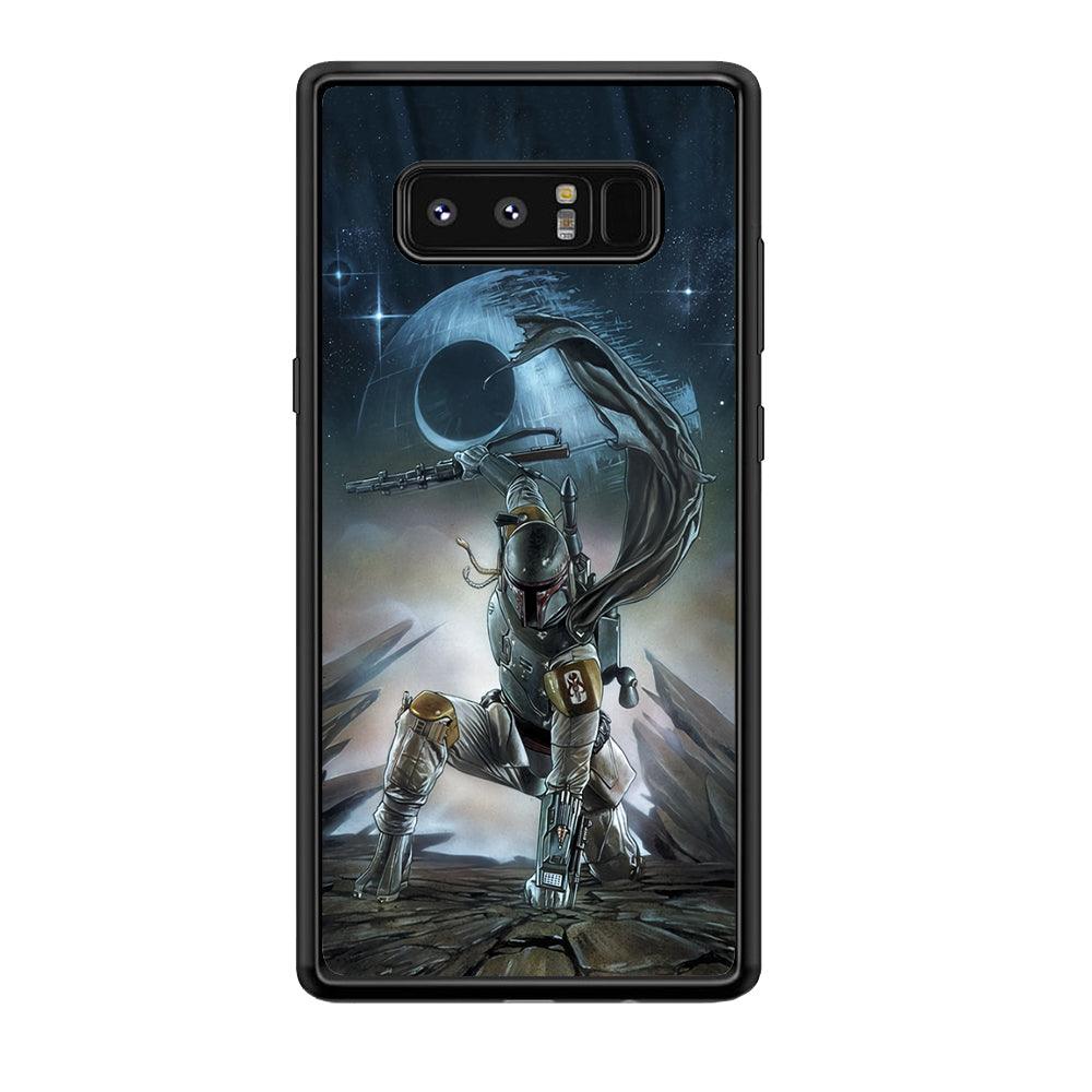 Star Wars Fett in Action Samsung Galaxy Note 8 Case-Oxvistore