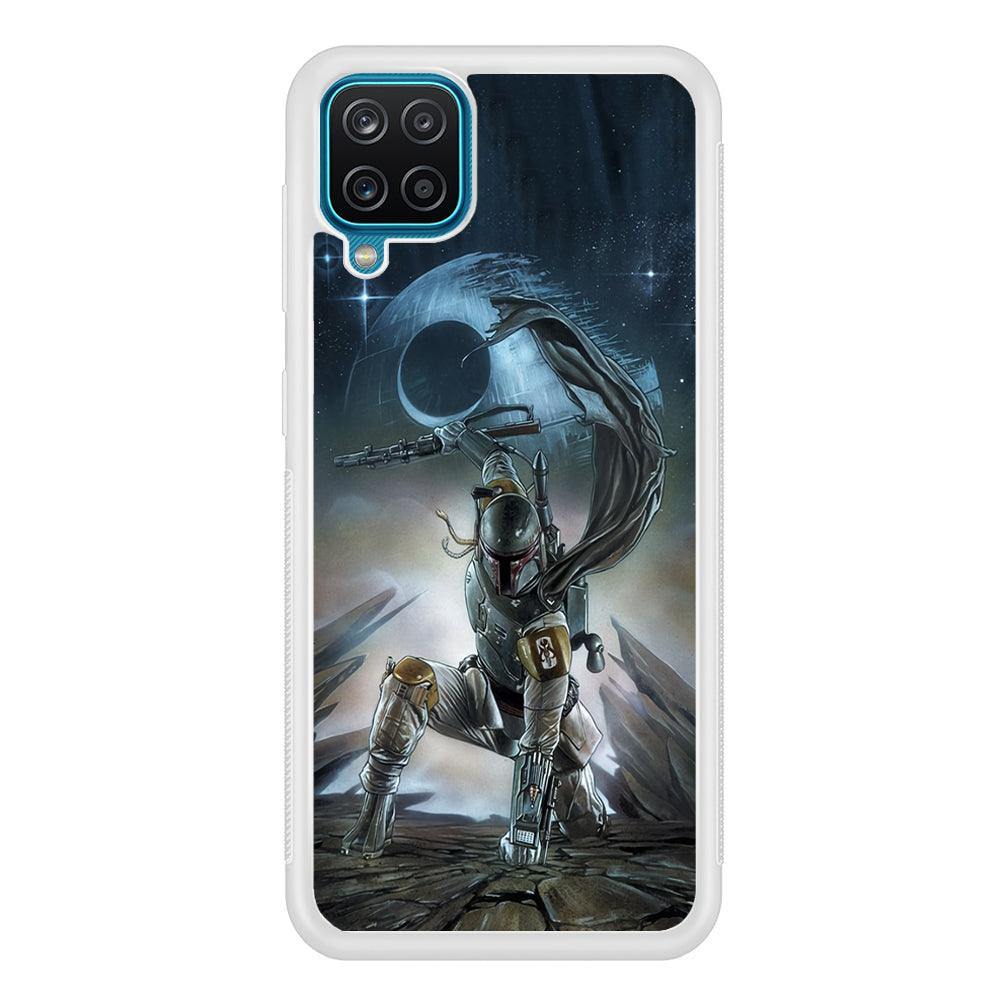 Star Wars Fett in Action Samsung Galaxy A12 Case-Oxvistore