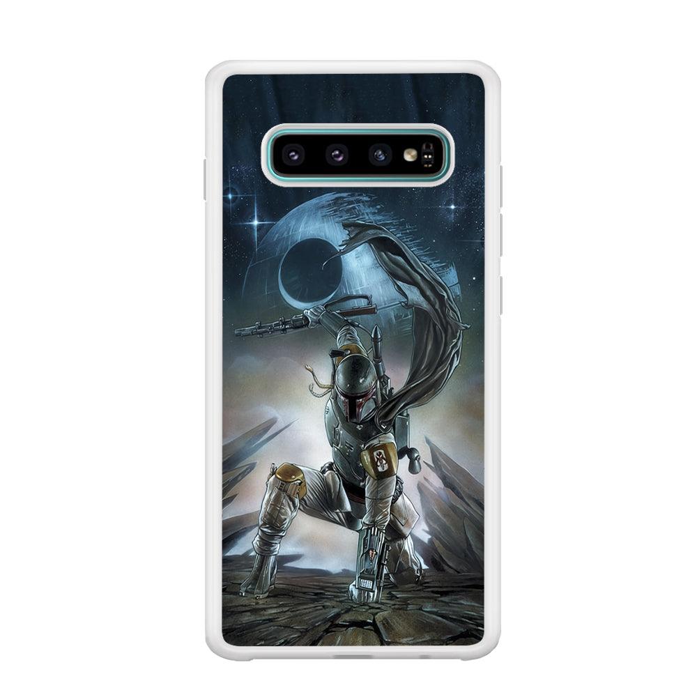 Star Wars Fett in Action Samsung Galaxy S10 Plus Case-Oxvistore