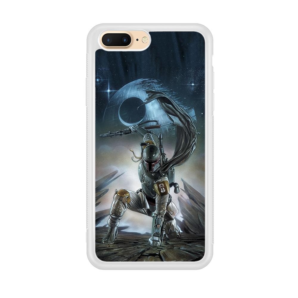 Star Wars Fett in Action iPhone 8 Plus Case-Oxvistore