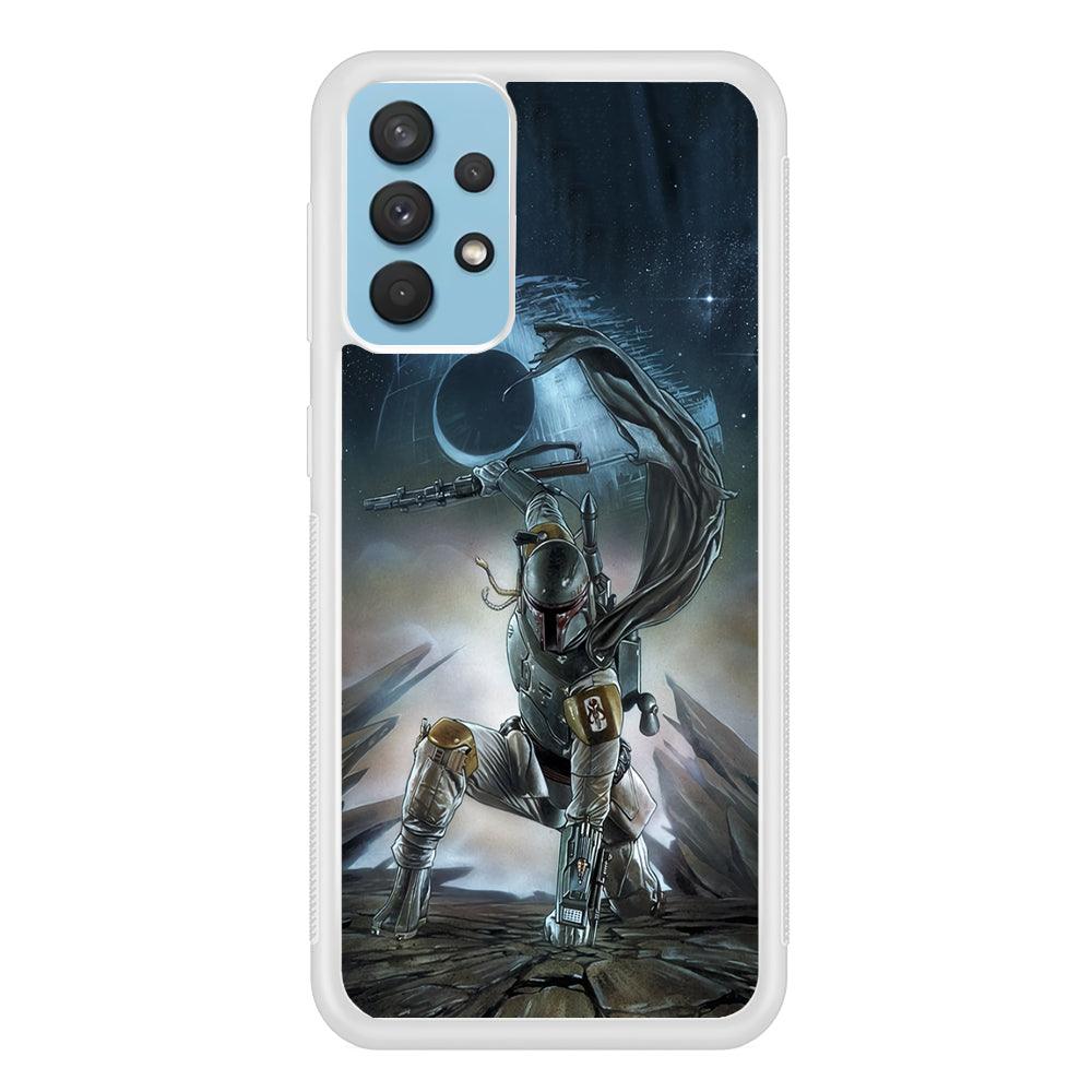 Star Wars Fett in Action Samsung Galaxy A32 Case-Oxvistore