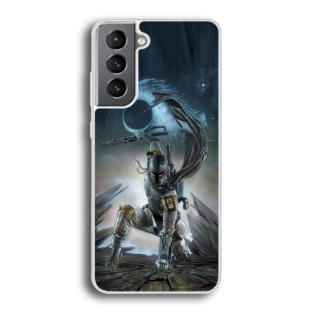 Star Wars Fett in Action Samsung Galaxy S21 Plus Case-Oxvistore