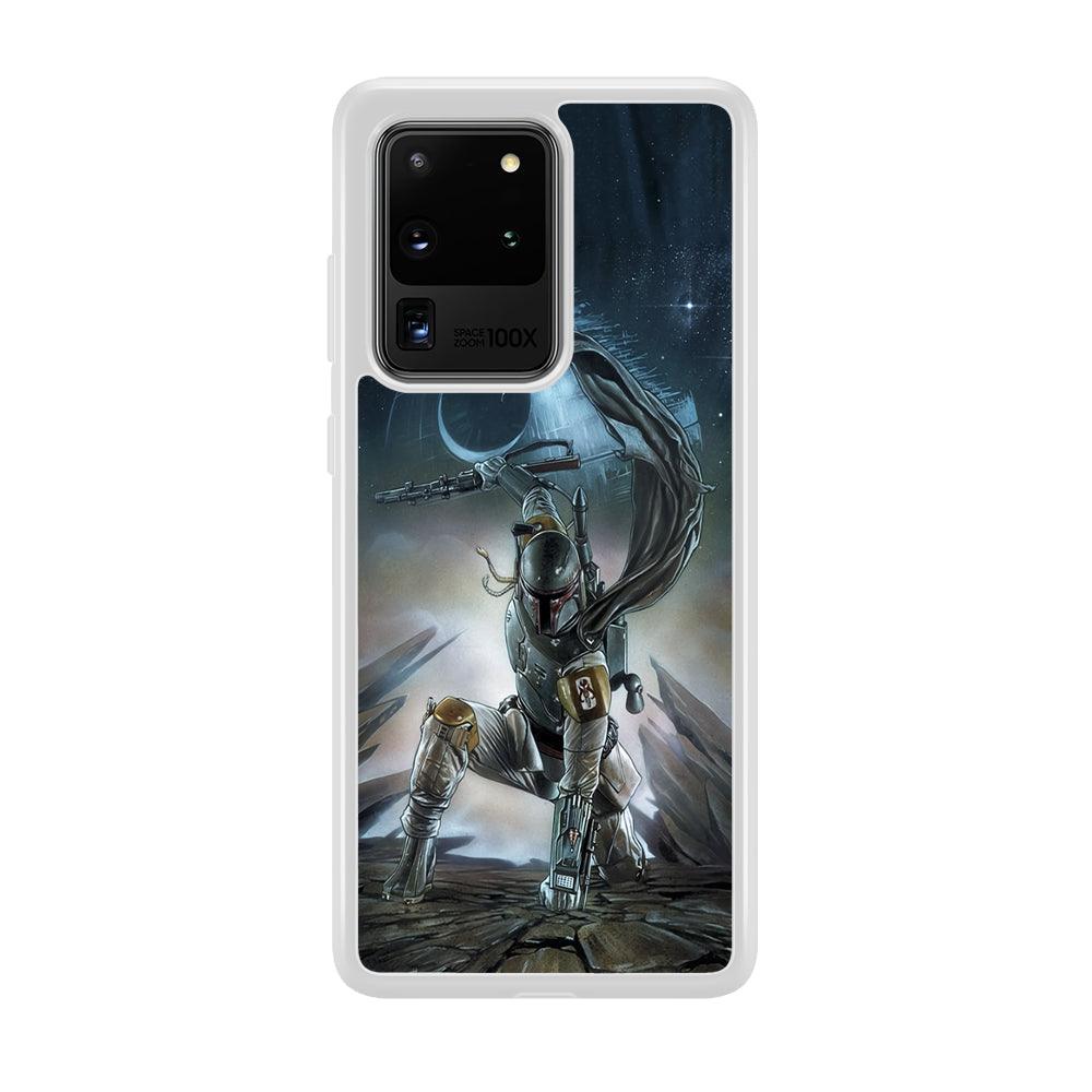 Star Wars Fett in Action Samsung Galaxy S20 Ultra Case-Oxvistore