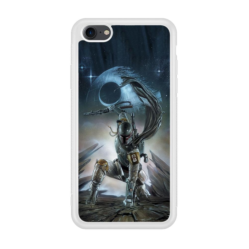 Star Wars Fett in Action iPhone 8 Case-Oxvistore