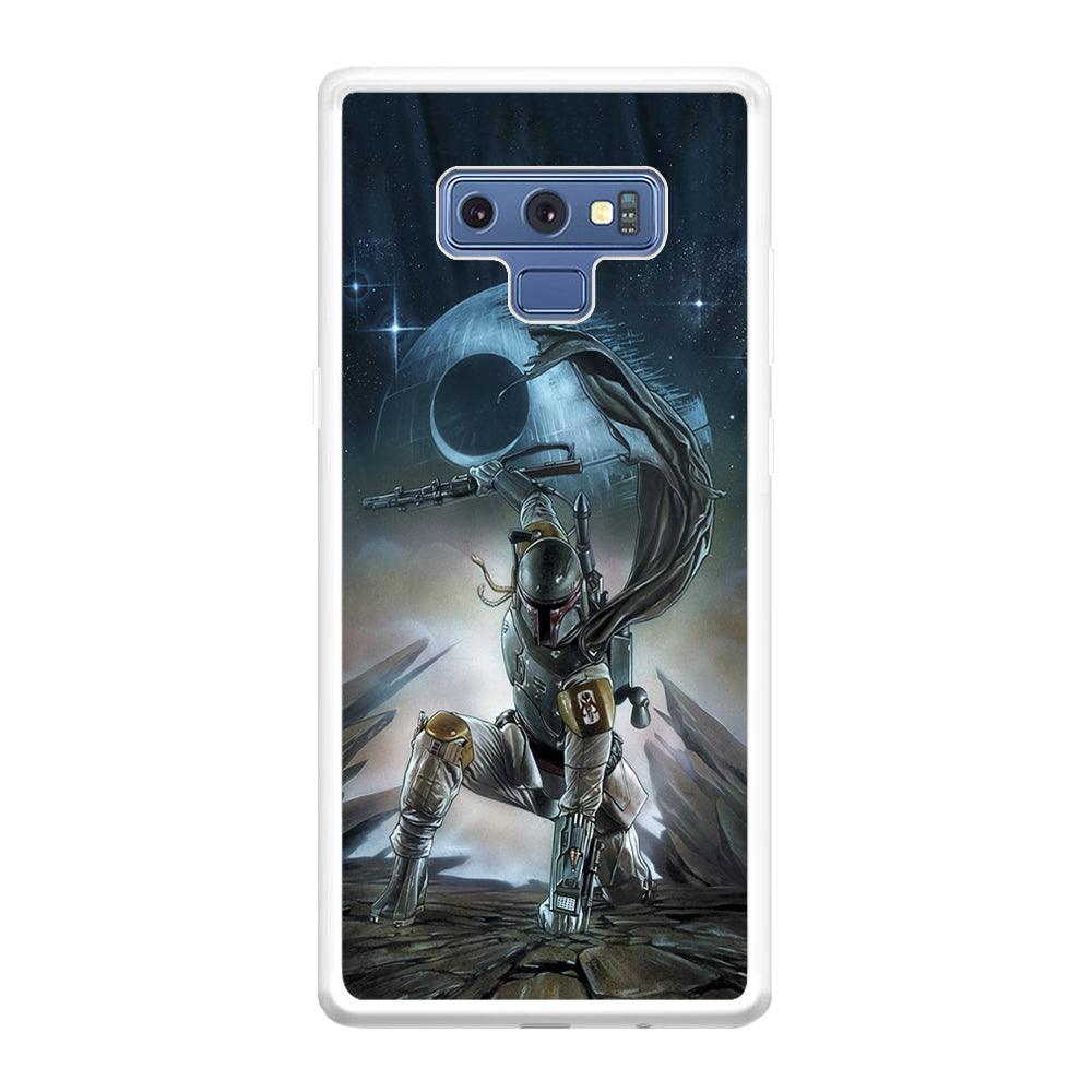 Star Wars Fett in Action Samsung Galaxy Note 9 Case-Oxvistore