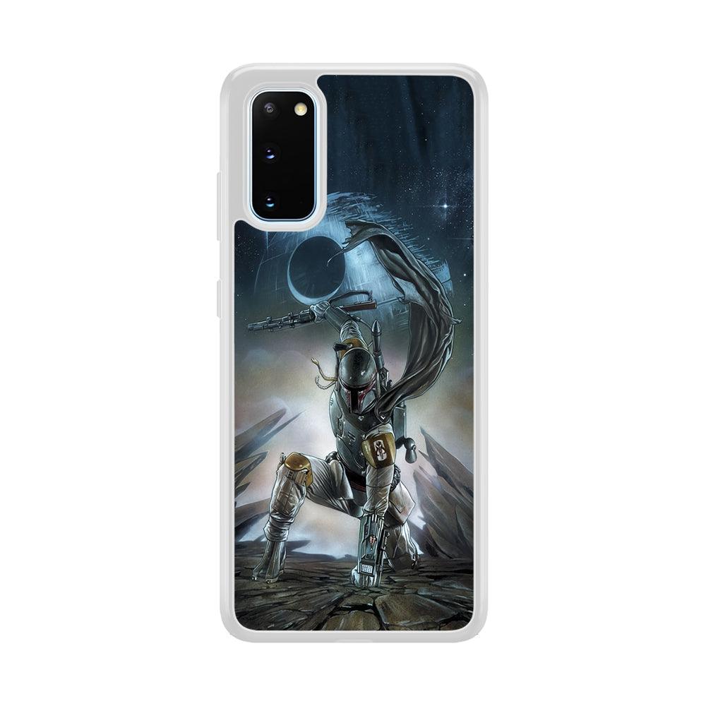 Star Wars Fett in Action Samsung Galaxy S20 Case-Oxvistore