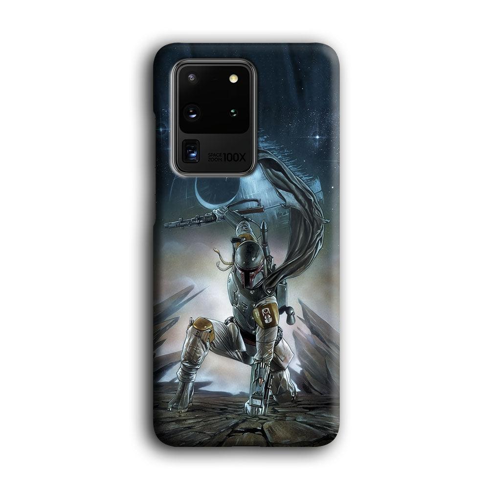 Star Wars Fett in Action Samsung Galaxy S20 Ultra Case-Oxvistore