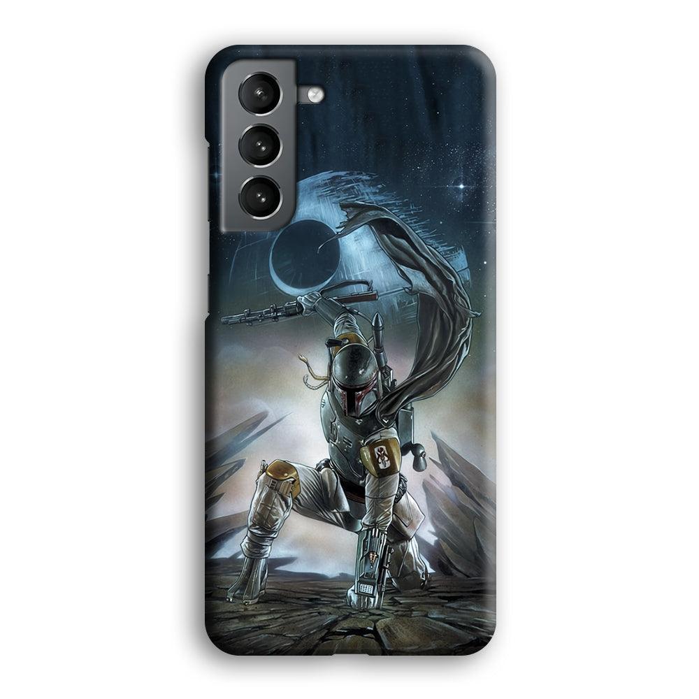 Star Wars Fett in Action Samsung Galaxy S21 Case-Oxvistore