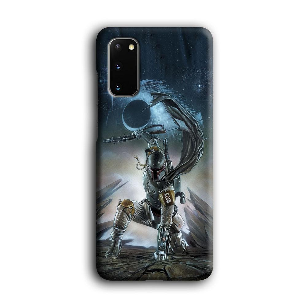 Star Wars Fett in Action Samsung Galaxy S20 Case-Oxvistore