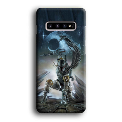 Star Wars Fett in Action Samsung Galaxy S10 Case-Oxvistore