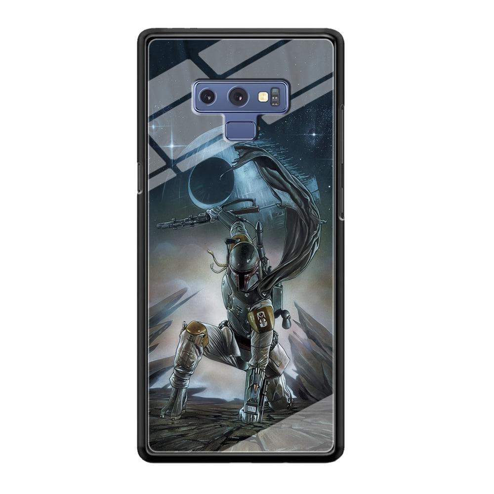 Star Wars Fett in Action Samsung Galaxy Note 9 Case-Oxvistore