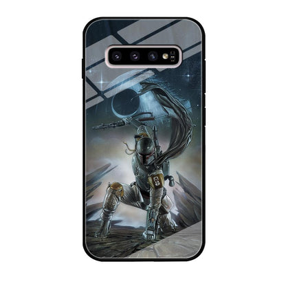 Star Wars Fett in Action Samsung Galaxy S10 Plus Case-Oxvistore