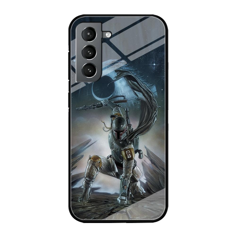 Star Wars Fett in Action Samsung Galaxy S21 Case-Oxvistore