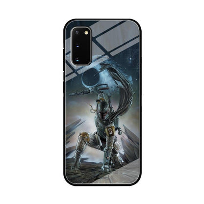 Star Wars Fett in Action Samsung Galaxy S20 Case-Oxvistore