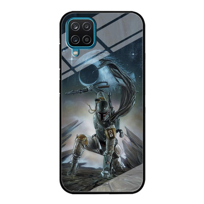 Star Wars Fett in Action Samsung Galaxy A12 Case-Oxvistore