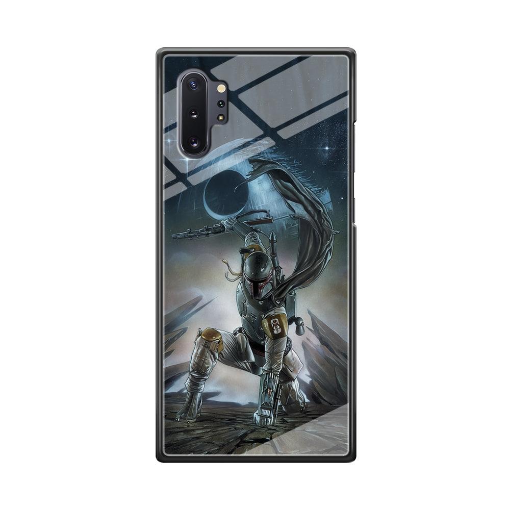 Star Wars Fett in Action Samsung Galaxy Note 10 Plus Case-Oxvistore