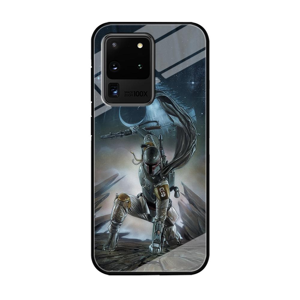 Star Wars Fett in Action Samsung Galaxy S20 Ultra Case-Oxvistore