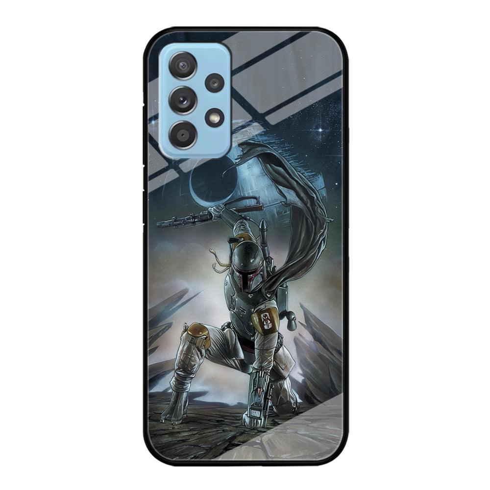 Star Wars Fett in Action Samsung Galaxy A52 Case-Oxvistore