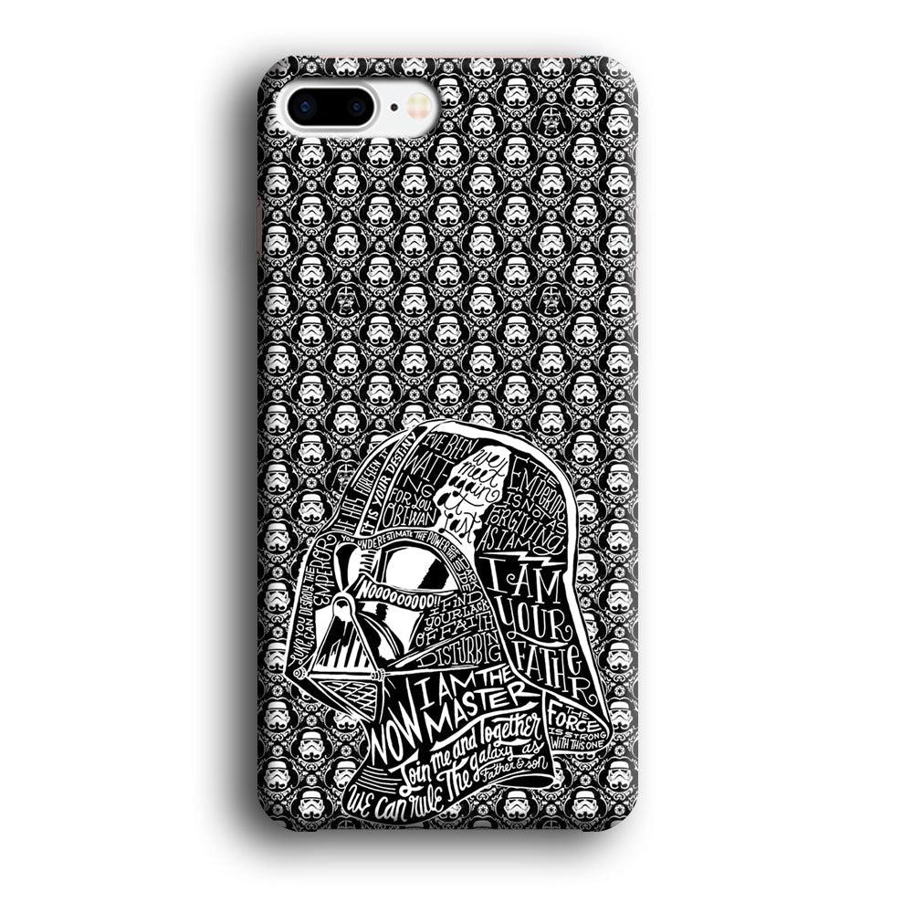 Star Wars Dart Vader Againts iPhone 7 Plus Case-Oxvistore