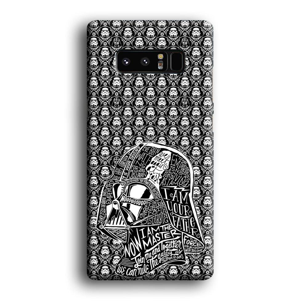 Star Wars Dart Vader Againts Samsung Galaxy Note 8 Case-Oxvistore