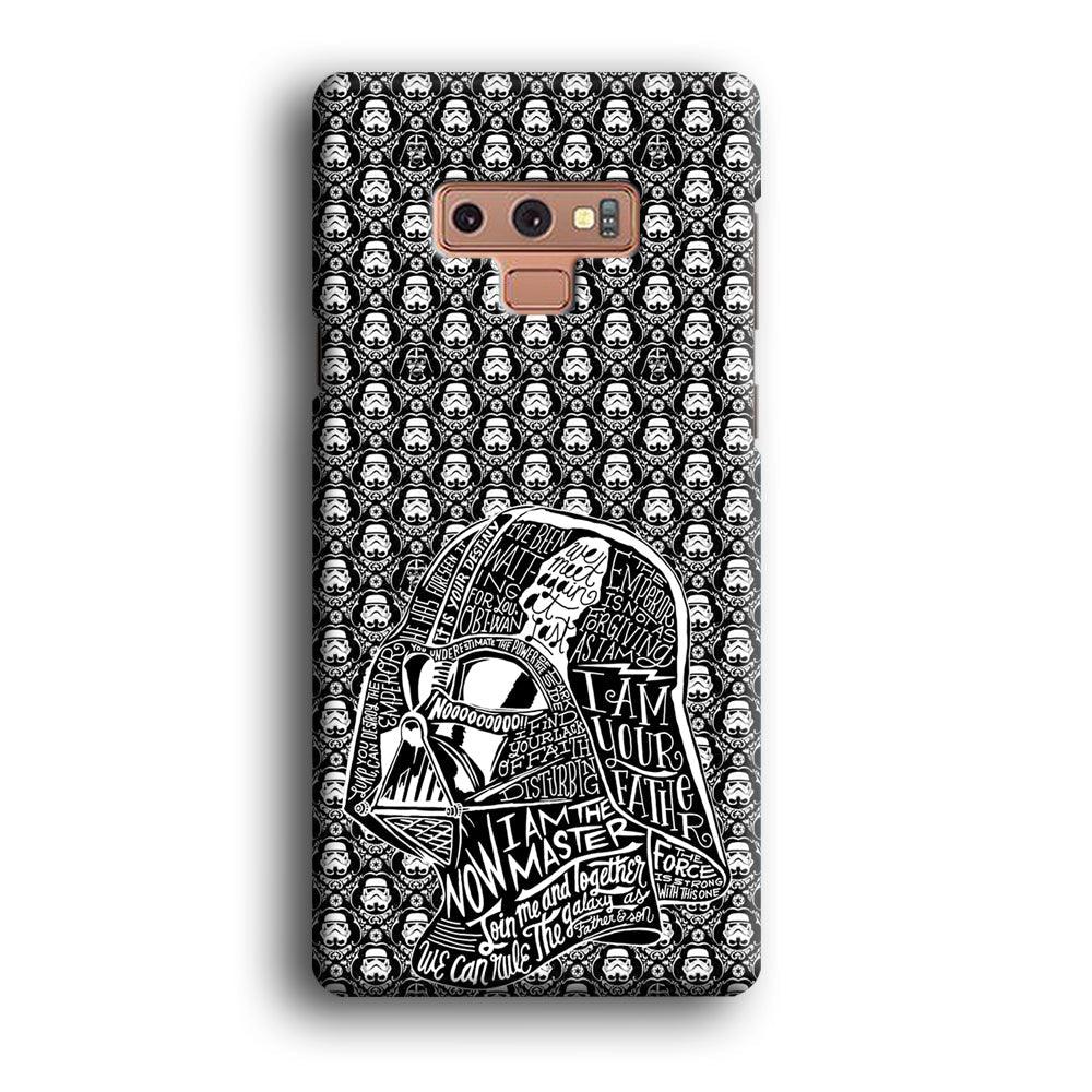 Star Wars Dart Vader Againts Samsung Galaxy Note 9 Case-Oxvistore