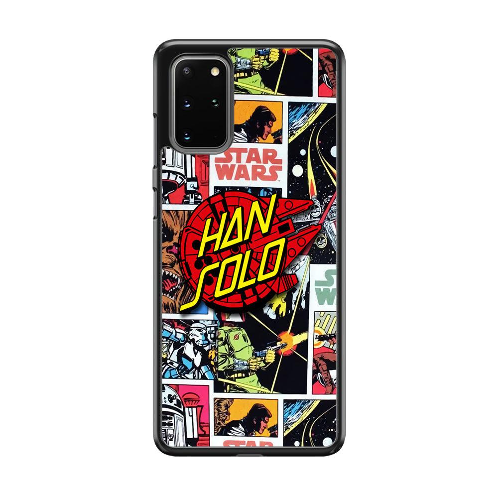 Star Wars Han Solo Sign Samsung Galaxy S20 Plus Case-Rubber White (2D Case)-Oxvistore