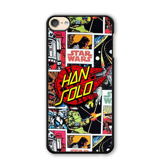 Star Wars Han Solo Sign iPod Touch 6 Case-Plastic Black (2D Case)-Oxvistore