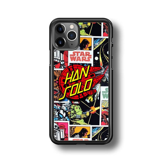 Star Wars Han Solo Sign iPhone 11 Pro Case-Rubber Black (2D Case)-Oxvistore
