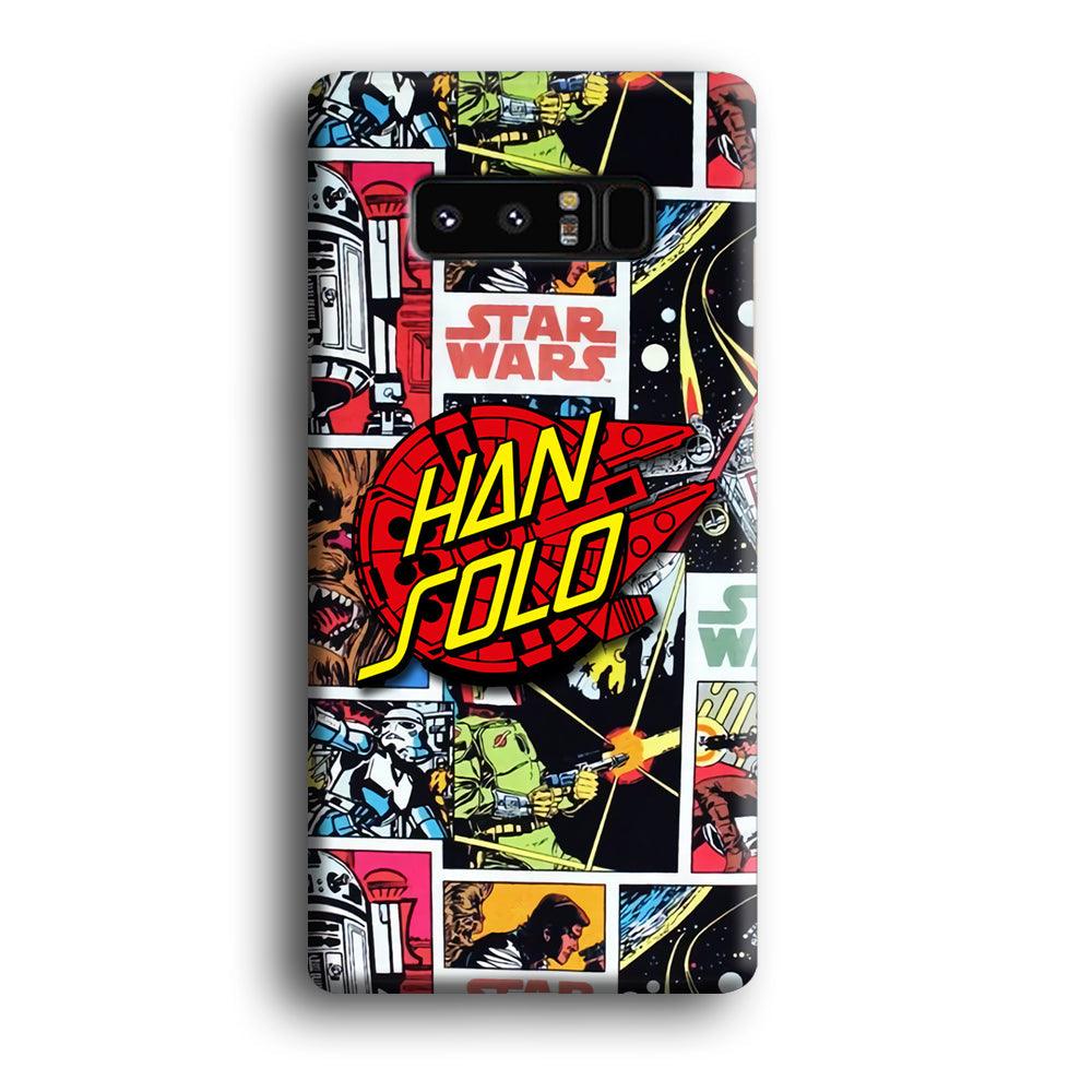 Star Wars Han Solo Sign Samsung Galaxy Note 8 Case-Oxvistore