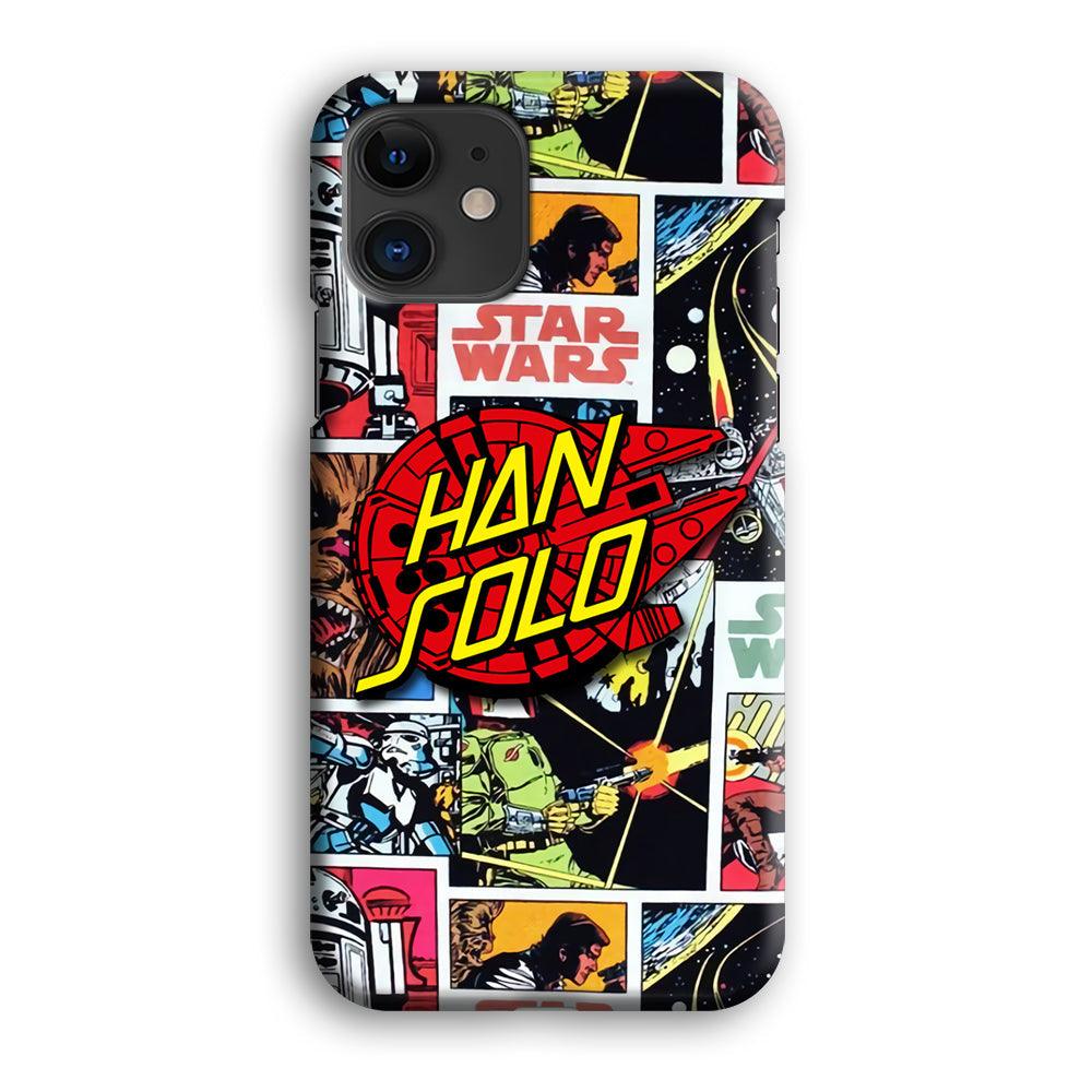 Star Wars Han Solo Sign iPhone 12 Case-Oxvistore