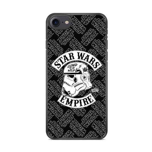 Star Wars Wild Clone Empire iPhone 8 Case-Rubber White (2D Case)-Oxvistore