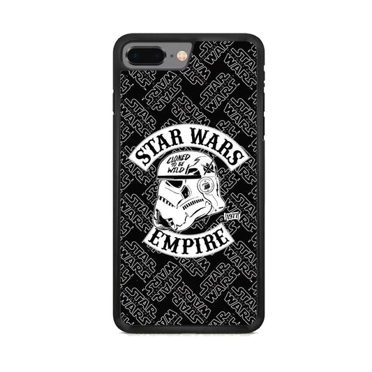 Star Wars Wild Clone Empire iPhone 8 Plus Case-Rubber Black (2D Case)-Oxvistore