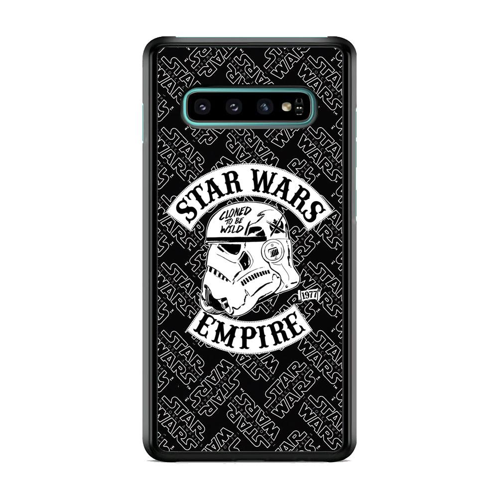 Star Wars Wild Clone Empire Samsung Galaxy S10 Case-Rubber White (2D Case)-Oxvistore
