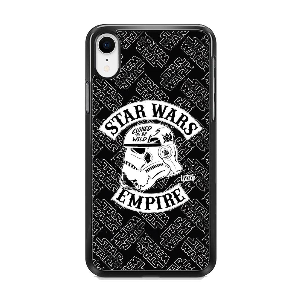 Star Wars Wild Clone Empire iPhone XR Case-Rubber Black (2D Case)-Oxvistore