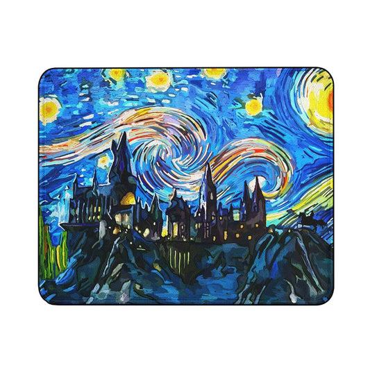 Starry Night at Hogwarts Mouse Pads-18x21 CM-Oxvistore