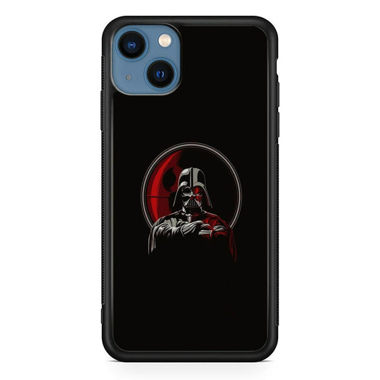 Starwars Darkness of Darth Vader iPhone 14 Plus Case-Rubber Black (2D Case)-Oxvistore