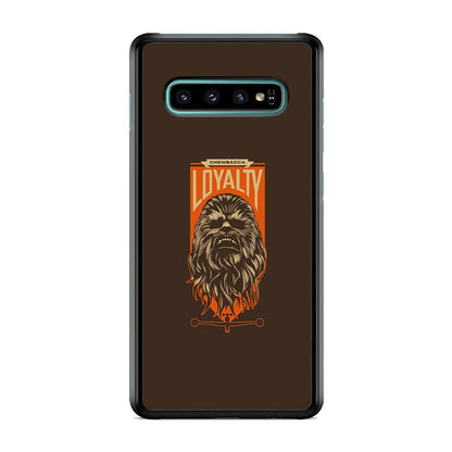 Starwars Chewbacca in Loyalty Samsung Galaxy S10 Case-Oxvistore