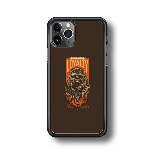 Starwars Chewbacca in Loyalty iPhone 11 Pro Case-Rubber White (2D Case)-Oxvistore