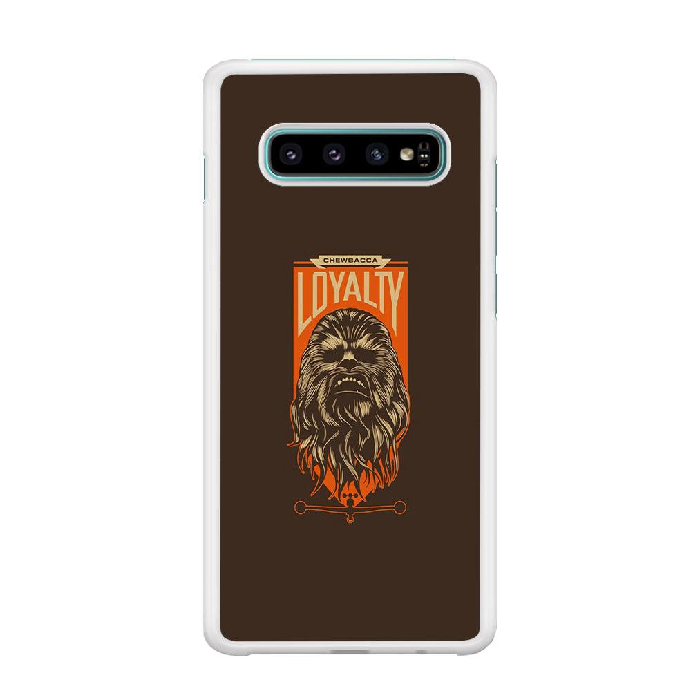 Starwars Chewbacca in Loyalty Samsung Galaxy S10 Case-Oxvistore