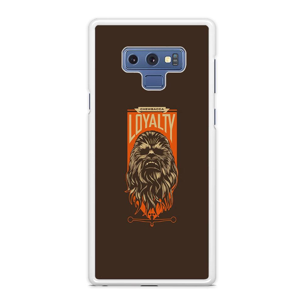 Starwars Chewbacca in Loyalty Samsung Galaxy Note 9 Case-Oxvistore