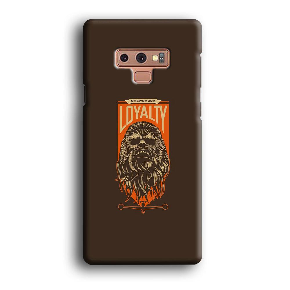 Starwars Chewbacca in Loyalty Samsung Galaxy Note 9 Case-Oxvistore