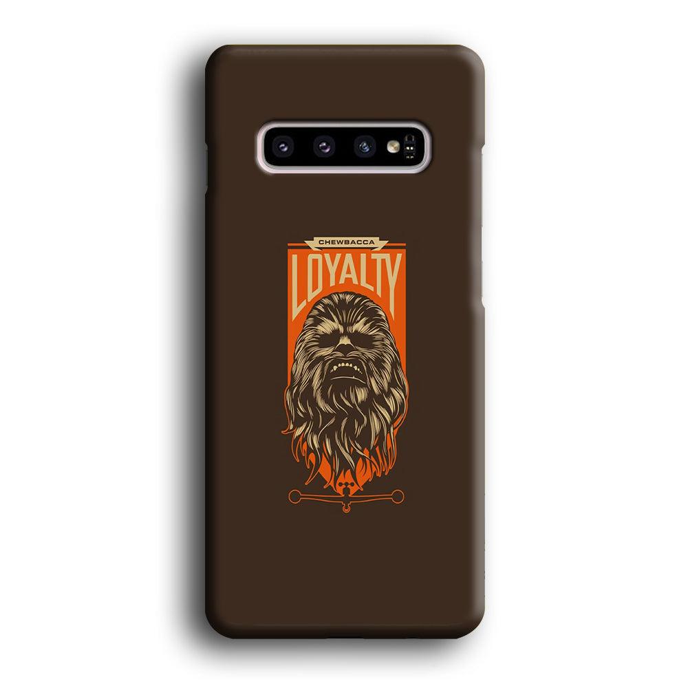 Starwars Chewbacca in Loyalty Samsung Galaxy S10 Case-Oxvistore