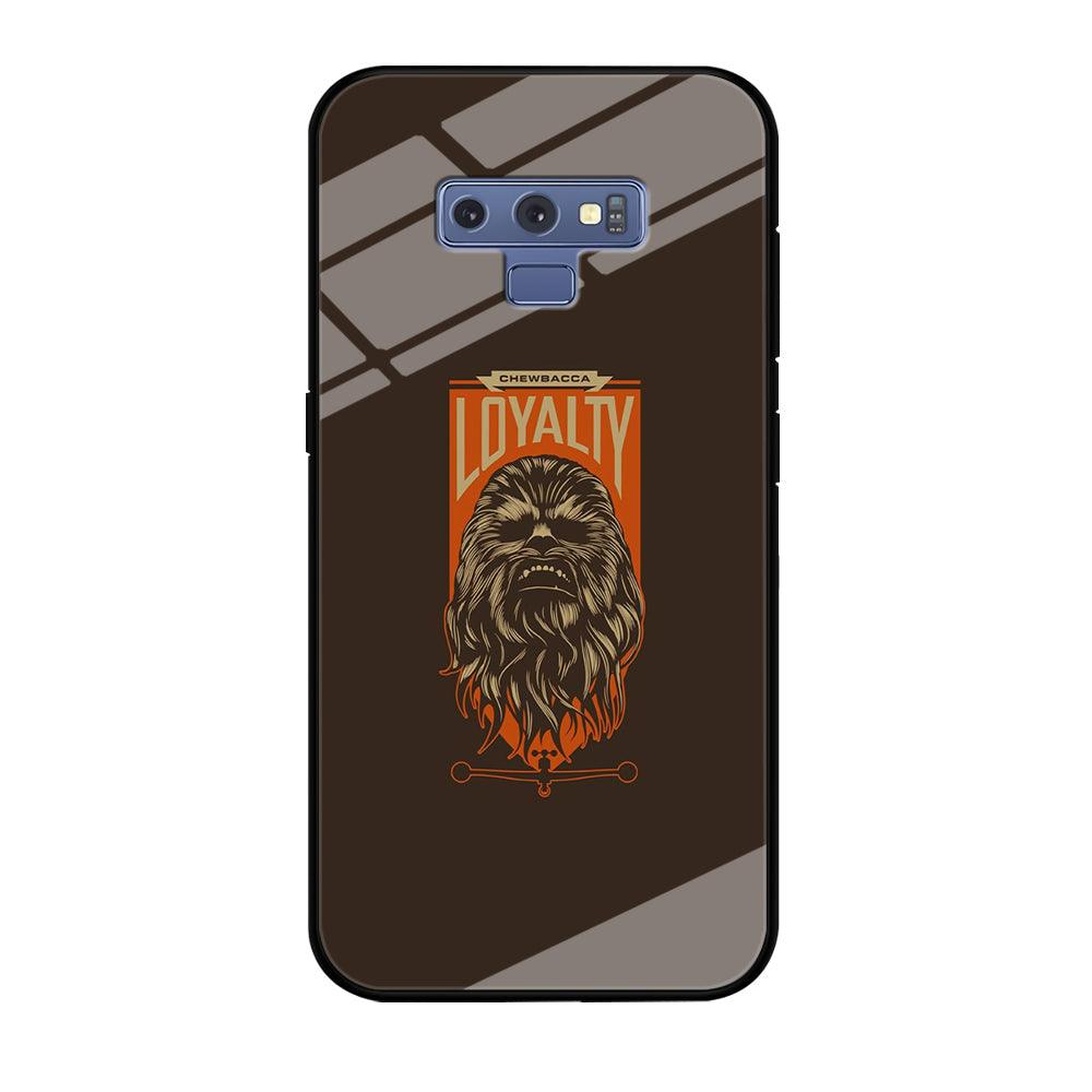 Starwars Chewbacca in Loyalty Samsung Galaxy Note 9 Case-Oxvistore